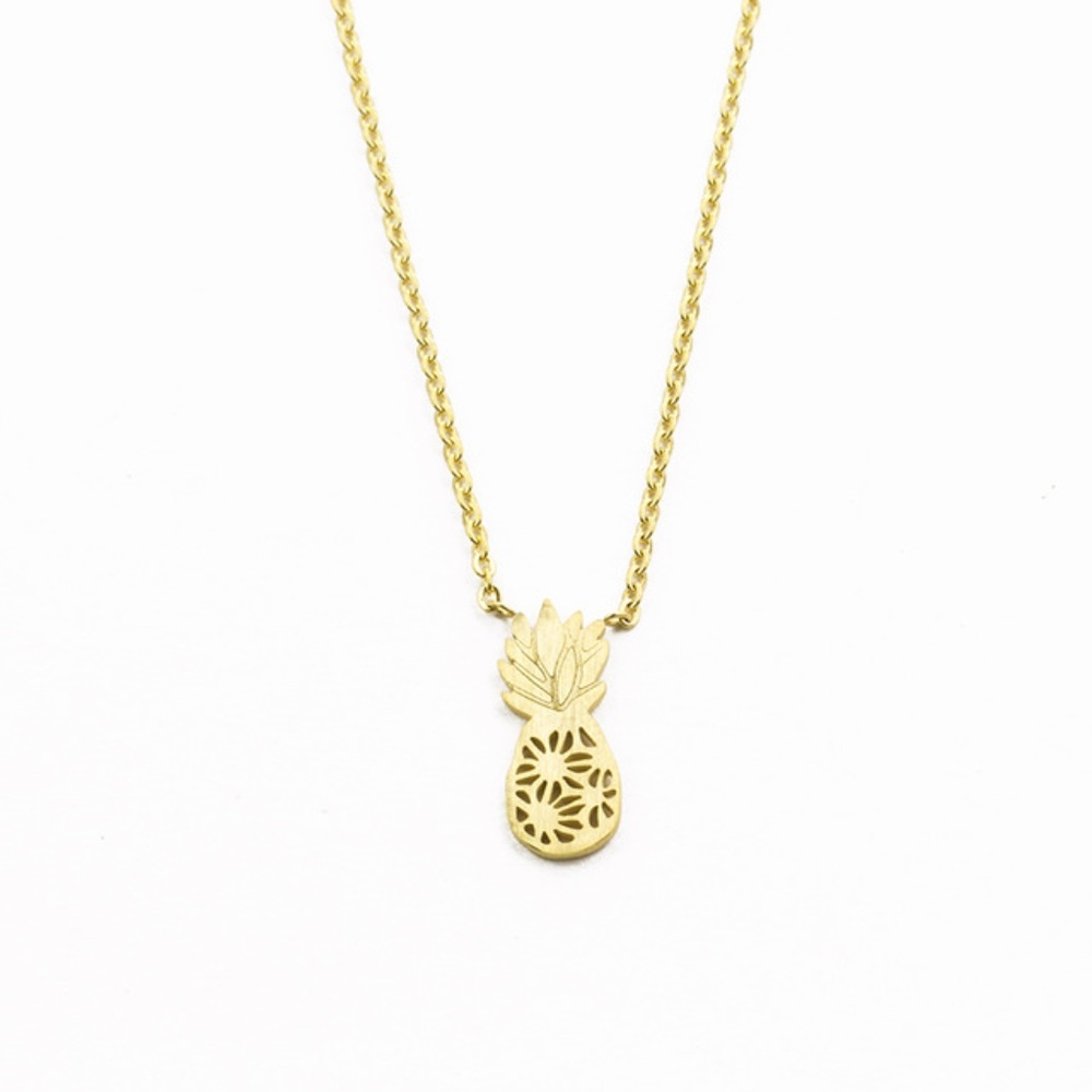❤️4 for $20 Sale❤️❤️Pineapple necklace - Picture 1 of 5